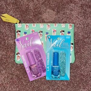 Ipsy Bag & (2) Nail Polish Sets